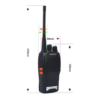 Radio Dua Arah Baofeng Bf 777S UHF 2W Murah dengan Headset DSP FM Transceiver Scan Comunicador Walkie Talkie Kompatibel 666S 888S