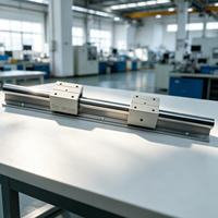Glissière linéaire ouverte SBR UU LUU, bloc coulissant en aluminium SBR10 12 16 20 25 30 35 40 50 pour machines CNC de travail du bois