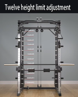 Smith Machine d'usine, cage de musculation commerciale, rack de squat, entraîneur multifonctionnel à câble croisé, rack de gantry, exercice de musculation
