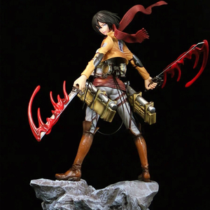 Figuras De 33CM GK Attack Mikas Ackerman Figura Battle Damage <span class=keywords><strong>Ver</strong></span>. Para figuritas coleccionables Juguetes Figuras De Anime - Product Image 5