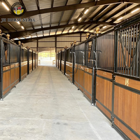 Portes coulissantes avant de box à chevaux fabriquées par JH Factory, panneaux d'écurie équestre sécurisés