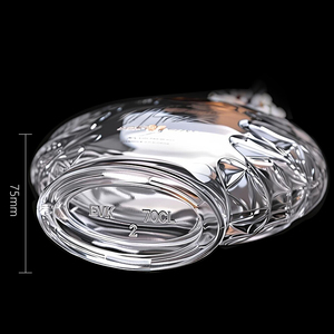 Bouteilles à spiritueux de 700 ml, bouteille en verre cristal transparent pour <span class=keywords><strong>vodka</strong></span>, brandy, gin, rhum, personnalisation possible - Product Image 3