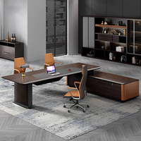 Mobilier de bureau pour chef de bureau Table de bureau exécutive pour chef d'entreprise Table de bureau de luxe pour chef d'entreprise