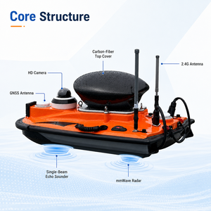 Vehículo <span class=keywords><strong>de</strong></span> Superficie No Tripulado (USV) con Posicionamiento GPS Inteligente, Equipo <span class=keywords><strong>de</strong></span> Estudio Acuático Automático - Product Image 2