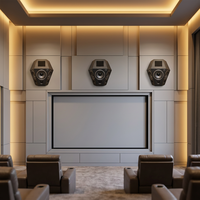 VANT A6.3 7.1 Ev Sinema Ses Sistemi Ahşap Surround Hoparlör Ev Amfisi Subwoofer Profesyonel Ses Sistemi