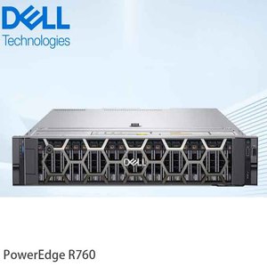 เซิร์ฟเวอร์ Dell PowerEdge R760 2U Rack พร้อม Xeon 4410Y สำหรับการใช้งาน AI DeepSeek, การประยุกต์ใช้ Deep Learning, การจำลองเสมือน และการจัดเก็บข้อมูล มีสินค้าในสต็อก Dell PowerEdge R76 - Product Image 1