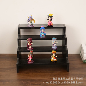 Tiered <b>Desktop</b> Storage Rack 3 Layers Multipurpose Figurine Display Organizer Easy Assembly - Product Image 2