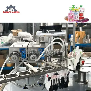 Automatic stand up pouch filling machine / spout filler / pouch packing machine for juice