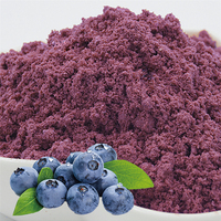 Nouveaux produits poudre de myrtille lyophilisée Soluble dans l'eau alimentaire poudre de mélange rouge baies bleues jus de fruits poudre d'extrait de myrtille