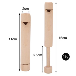 Silbato deslizante de madera Schima <span class=keywords><strong>para</strong></span> niños educativos, silbato Piccolo de empujar y tirar, instrumentos musicales, juguete, regalos de promoción interesantes - Product Image 5