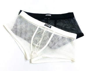 Sous-vêtements sexy <span class=keywords><strong>en</strong></span> maille transparente pour hommes, boxer sexy - Product Image 6