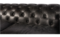 Sofá Chesterfield de 2 Plazas de Calidad Premium con Cuero de Lujo y Colores Personalizables - Para Sala de Estar y Comodidad en Villas