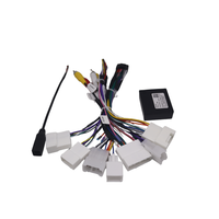 Kabel Harness Daya untuk Navigasi Android Toyota 16Pin, Kabel Harness Radio Stereo Mobil, Adaptor Kabel, Kotak Canbus, Mendukung JBL AMP