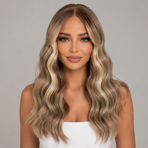 วิกผมสังเคราะห์แบบ HD Lace Front รุ่น Rebecca Body Wave PerPlucked ที่มีลักษณะคล้าย<span class=keywords><strong>ผม</strong></span>มนุษย์จริง  ไม่ต้องใช้กาว - Product Image 1