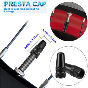 ANTUKE-Juego de herramientas para núcleos de válvulas, adaptadores de tapas de válvulas de aluminio para reparación de neumáticos de bicicleta, accesorios de repuesto, 26 piezas - Product Image 5