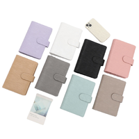 Reliure A5 en cuir PU, classeur économique pour cahier scolaire, portefeuille pour femme, album de scrapbooking DIY - polyvalent pour le bureau ou comme cadeau