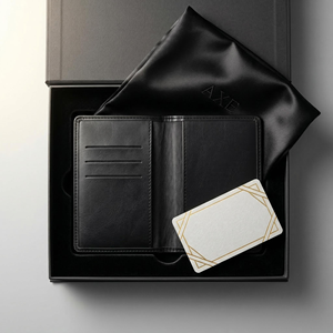 Portefeuille de passeport Kairui Modèle 14 Slim en cuir véritable avec porte-cartes RFID, épaisseur 60 mm, finition élégante - Product Image 2