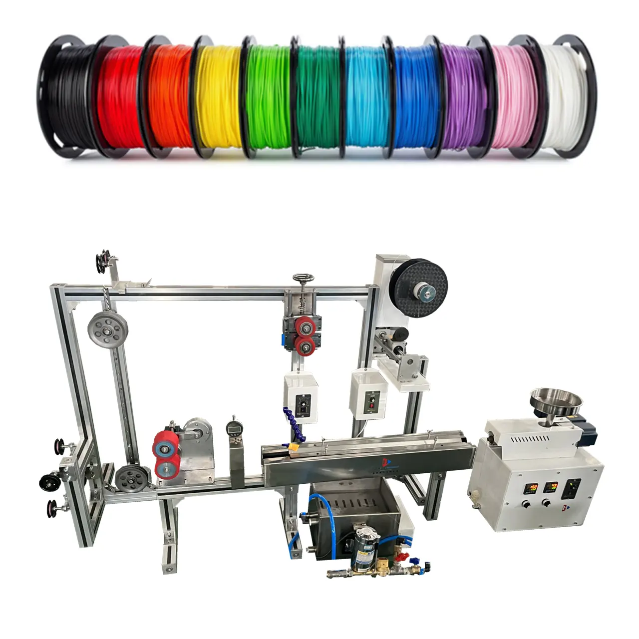 High Quality Small Laboratory Type PLA 3D Printer Filament Production Machine Line Manufacturer Factory