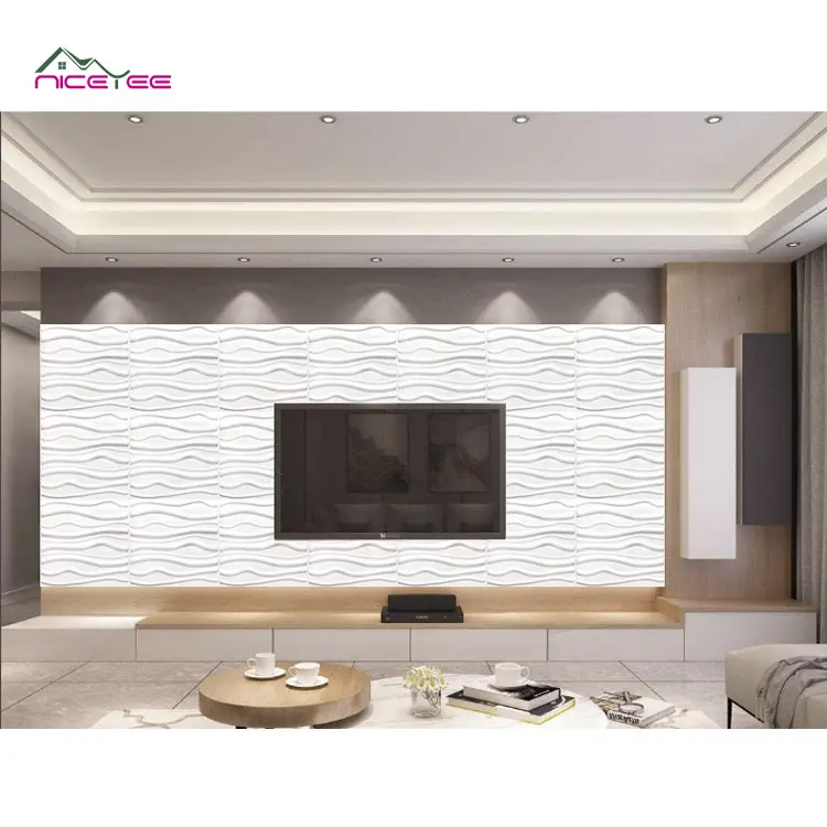 Décoration murale de Style européen et américain, tout le papier Design spécial Pvc 3d panneau mural Pvc décoration de maison panneau mural de couleur or