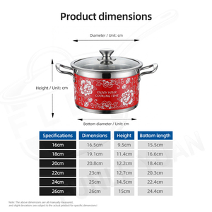 Ensemble de casseroles FLEY Premium 10 pièces en acier inoxydable rouge, fond induction, pour cuisine moderne. - Product Image 3