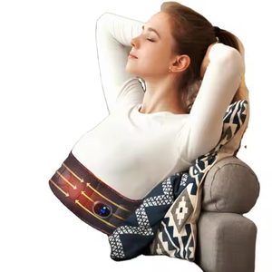 2-in-1 Fernbedienung Aufladbar Individuelles Logo 5-Stufen Selbsterwärmender Lendenmassagegürtel zur Schmerzlinderung Vibrierender Rückenstützgürtel - Product Image 4