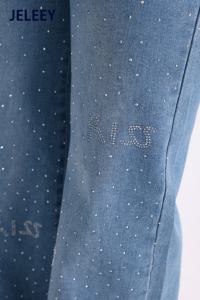 Jeans de Pierna Ancha para Mujer, Cintura Alta y Corte Recto, Diseño Elegante y Favorecedor - Product Image 4