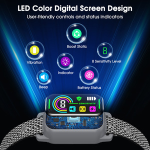 Nouveau collier anti-aboiement intelligent pour chiens de grande, moyenne et petite taille, étanche IP67, collier d'entraînement pour chien avec écran LED couleur et sangle réfléchissante - Product Image 3
