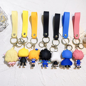 Dessin animé Animation <span class=keywords><strong>Fairy</strong></span> <span class=keywords><strong>Tail</strong></span> Key3D PVC souple voiture porte-clés pendentif adolescent cadeau sac à dos ornement matériau en caoutchouc Durable - Product Image 2