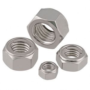 Tuercas hexagonales de acero inoxidable 304 316 M3-M20 DIN 980 <span class=keywords><strong>M</strong></span>, tuercas de seguridad metálicas con torque prevalecedor - Product Image 6
