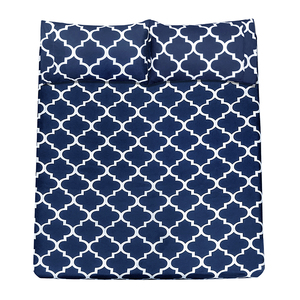 Juego de Sábanas de Microfibra de 3 Piezas, Tamaño Individual, Certificación OEKO-TEX, 1800 Hilos, Estampadas, de Poliéster, con Sábana Plana, para Toda Temporada - Product Image 3