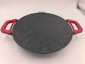 Электрическая сковорода-гриль из литого алюминия 1200 Вт с антипригарным покрытием PTFE, регулировкой температуры, для дома, улицы, автомобиля и автофургона (французский стандарт) - Product Image 6