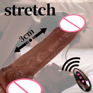 Flüssiges Silikon Realistischer vibrierender <span class=keywords><strong>Penis</strong></span> Ultra weicher künstlicher <span class=keywords><strong>Penis</strong></span> Weibliches Masturbation spielzeug Adult Sex Toy - Product Image 6