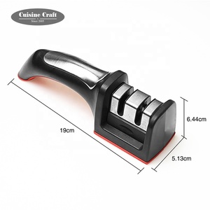 Chất Lượng Cao Của Nhãn Hiệu Nhà Bếp Nhanh Chóng Knife Sharpener <span class=keywords><strong>2</strong></span> Giai Đoạn Chuyên Nghiệp Knife Sharpener Với ABS Xử Lý - Product Image 5