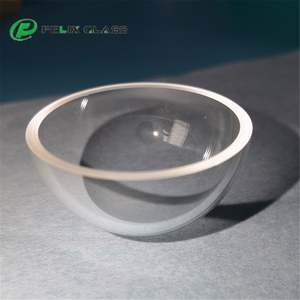 Lente de Vidrio en Forma de Media Esfera de Zafiro K9 de Sílice Fundida Estándar FELIX, Impermeable, de 7 Pulgadas - Product Image 3