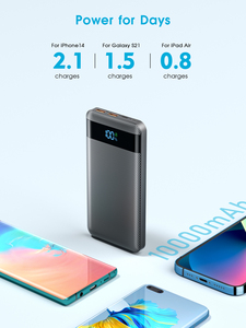 Nouvelle arrivée Ultra mince Power Bank 10000mAh batterie avec USB-C pour iPhone 15 Pro MAX powerbank chargeur Portable cargador de - Product Image 3