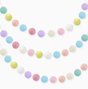 DAMAI Guirlande de pompons lapin décorative de Pâques en gros, personnalisable, avec boules moelleuses, fournitures pour la décoration de table de fête - Product Image 4