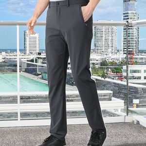 Pantalons de sport pour hommes de haute qualité, respirants, en toile, pour les jeunes, décontractés, polyvalents, avec poche, tendance pour le printemps et l'automne - Product Image 2