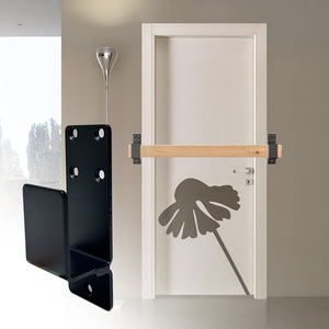 Heavy Duty Door Latch Bracket Metal Rod U Shaped Frame Thickened Reinforced Load Bearing Cabinet Wardrobe <b>Hardware</b> - Product Image 1