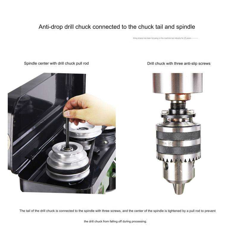 ZX7016 Bench Drilling Machine - Heavy Duty & Multifunctional