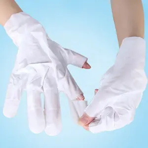 Korea Hand Mask Gloves Supplier For Rough Hands Fashion Whitening Moisturizing Hand Repair Treatment Spa Gloves Nail Mask Gloves