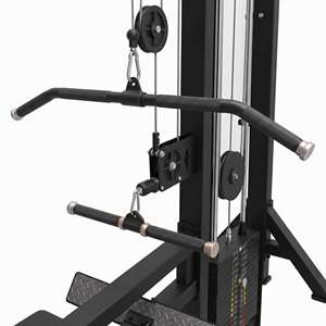Space Saving Lat Pulldown Seated Low <b>Row</b> <b>Machine</b> Multifunctional Back Strength Fitness Workout Equipment - Product Image 4