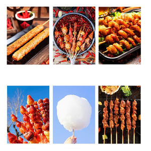 Brochettes fines en bambou pour buffet service apéritif affichage salade de fruits - Product Image 6