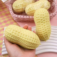 Jouet anti-stress réaliste en forme d'arachide avec coque gonflable, design pour jeunes