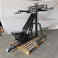 Machine de presse multifonction 4-en-1 robuste |   Combo de presse plate/inclinée/déclinée et de presse épaules |   Machine de musculation du haut du corps compacte