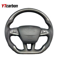 YTcarbon accessoires Auto personnalisés pour Focus III Focus MK3 Kuga Ecosport RS ST ST-Line Grand C-MAX volant de voiture d'évasion