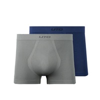 Sous-vêtements masculins athlétiques à taille basse, type string, pour la masturbation anale, avec motif éléphant, pour le sport, utilisables avec un dildo.