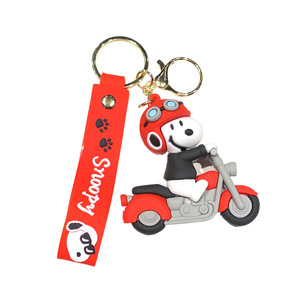 Porte-clés pendentif <span class=keywords><strong>Snoopy</strong></span> des Trois Générations 2026, figurine mignonne de chiot pour couple, cadeau pour sac, vente en gros - Product Image 6