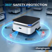 Base de robot mobile M65, capacité de charge utile de 100 kg, châssis AGV, LiDAR SLAM, navigation autonome, plateforme AMR pour la logistique
