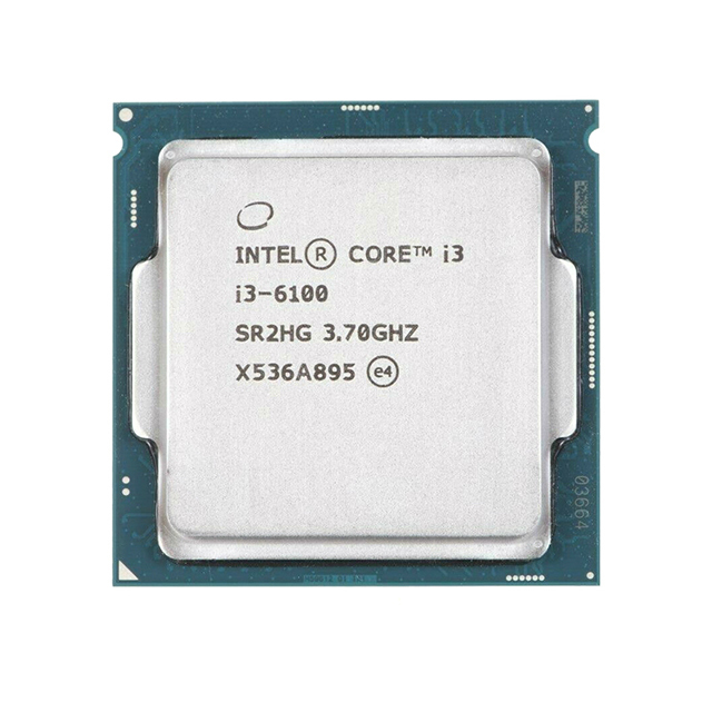 Used for Core I3 6100 3.7GHz 3M Cache Dual-Core 51W 14nm 64-bit Processor for Desktop PC with 1 Year Warranty