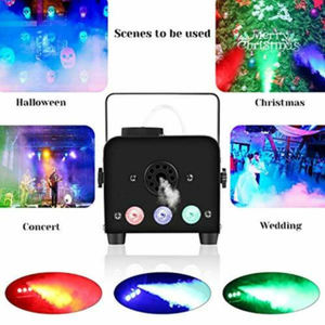 Mini máquina de fumo disco colorida, profissional 400w, máquina para fumo, controle remoto, dj, festa de natal, palco, máquina de nevoeiro - Product Image 5